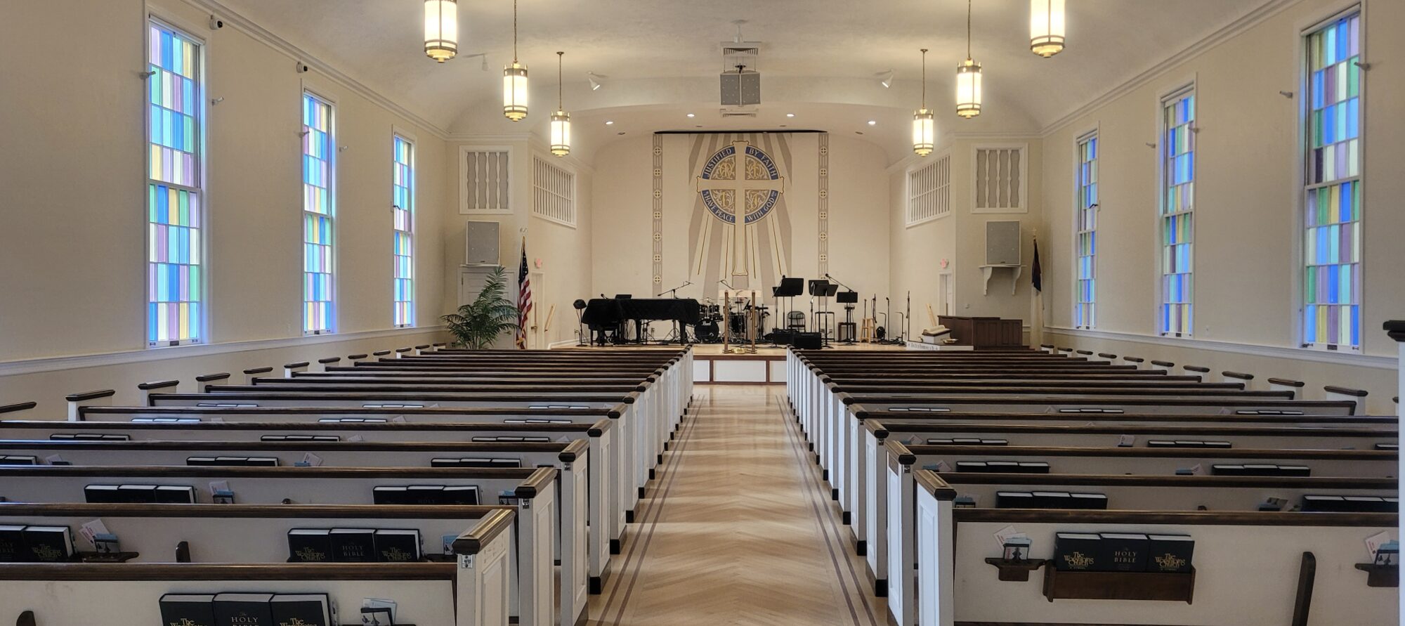 The Calvary sanctuary and cross